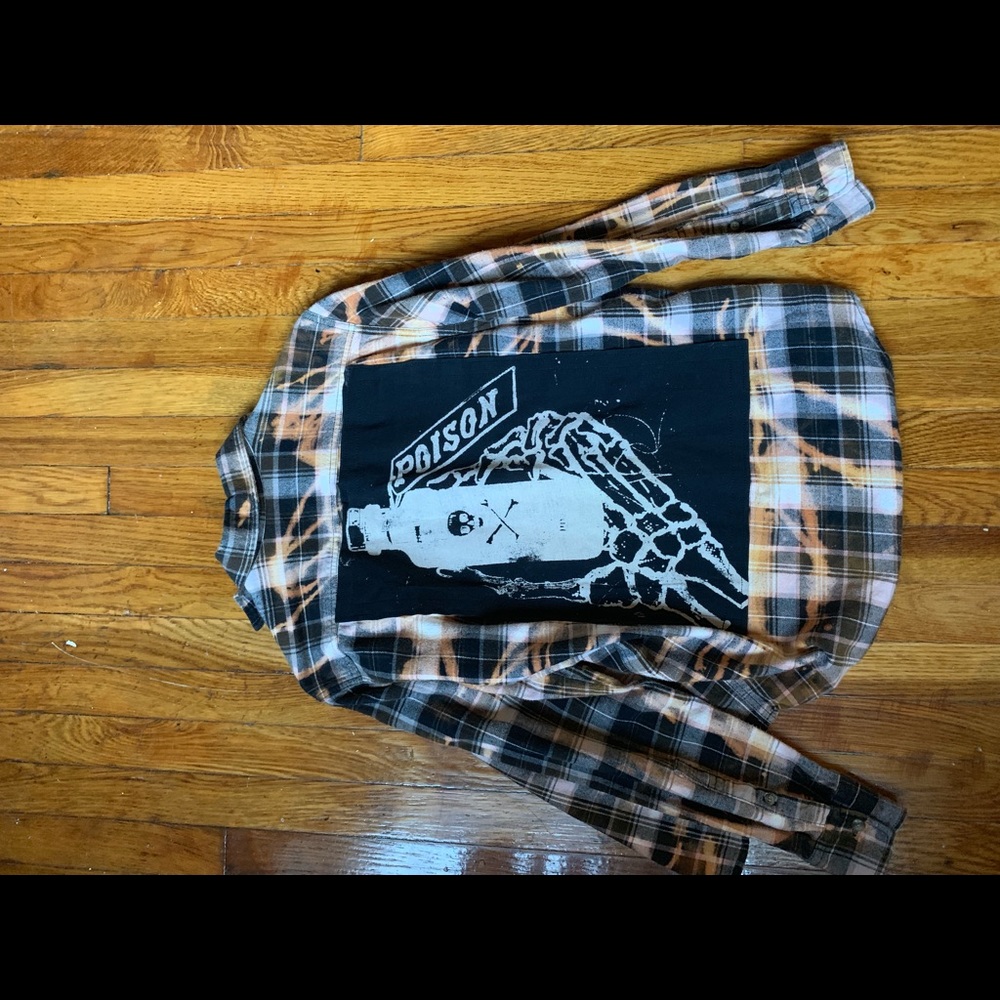Poison bleached flannel
